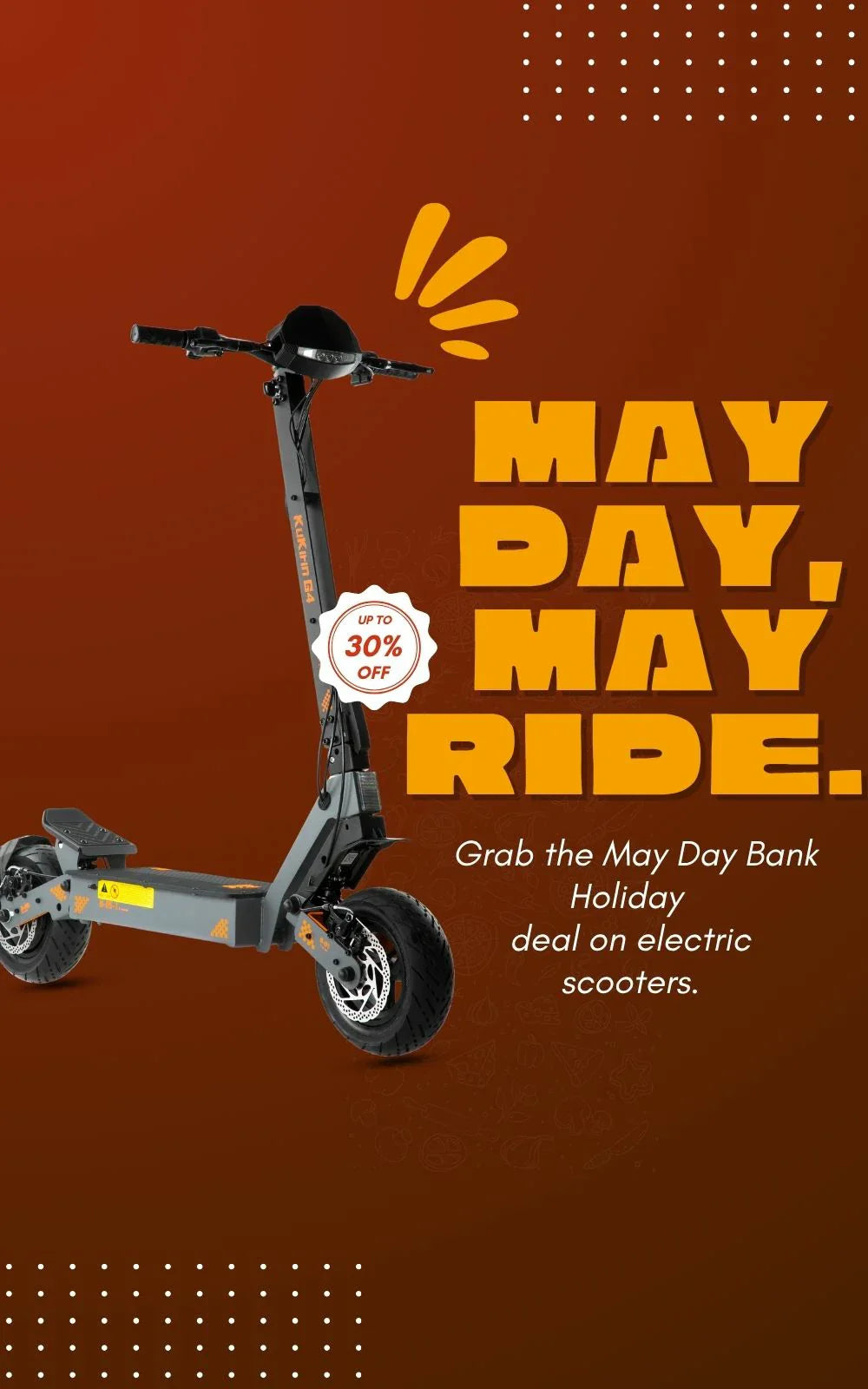 🛴 May Day Special: Ride Into Spring with KuKirin Electric Scooters